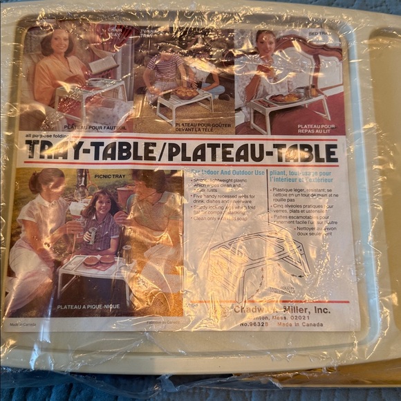 Vintage Chadwick-Miller Tray Table Made in Canada - Picture 3 of 6